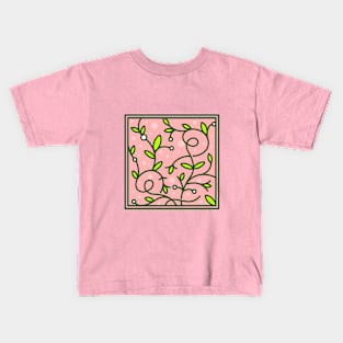 floral in frame Kids T-Shirt